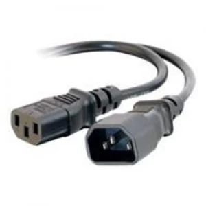 Image of C2G CablesToGo 1.8m PWR EXT CBL C13-C14 14AWG