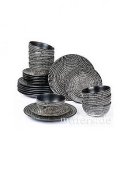 Image of Waterside 24Pc Black & White Dash Pad Print D/Set