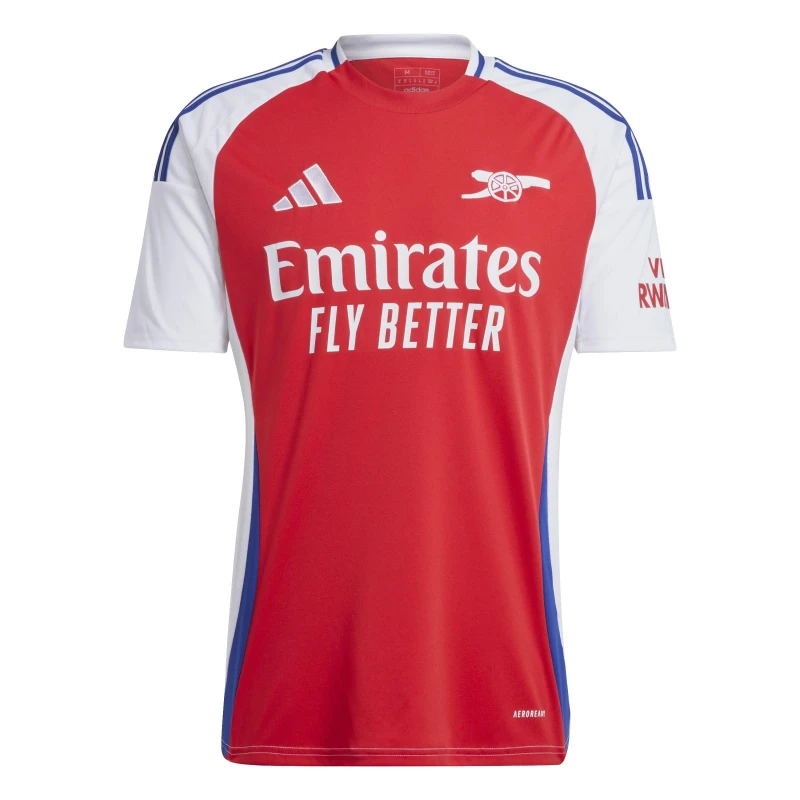 Image of adidas Arsenal Home Shirt 2024 2025 Adults - Red Red 2XL