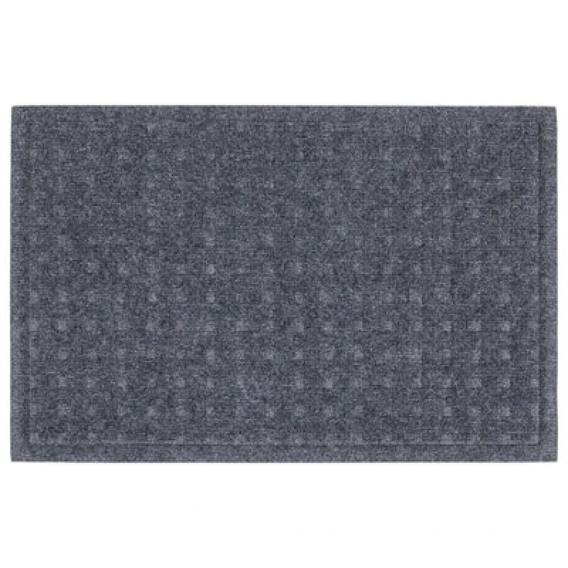 Image of Nicola Spring Heavy Duty Dirt Trapper Door Mat 60cm x 40cm Grey Grey unisex
