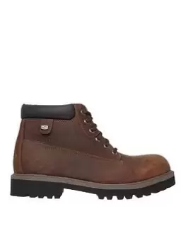 Image of Skechers 4442 - Sergeants - Verdict Shoe, Brown, Size 9, Men