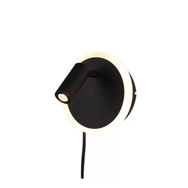 Image of Jordan Modern Reading Light Black Matt 3000K