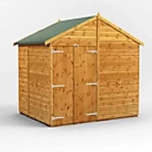 Image of Power Garden Shed 68PAWDD Golden Brown 6x8