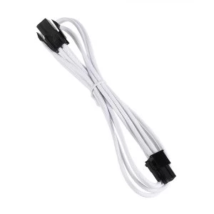 Image of BitFenix Alchemy 4-Pin ATX12V Extension 45cm - sleeved white/black