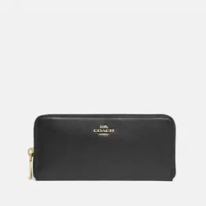 Image of Coach Womens Signature Zip Wallet - Gold/Black