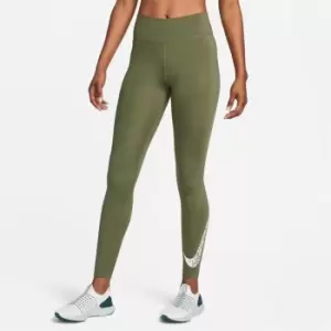 Image of Nike Swoosh 7/8 Tights Womens - Green