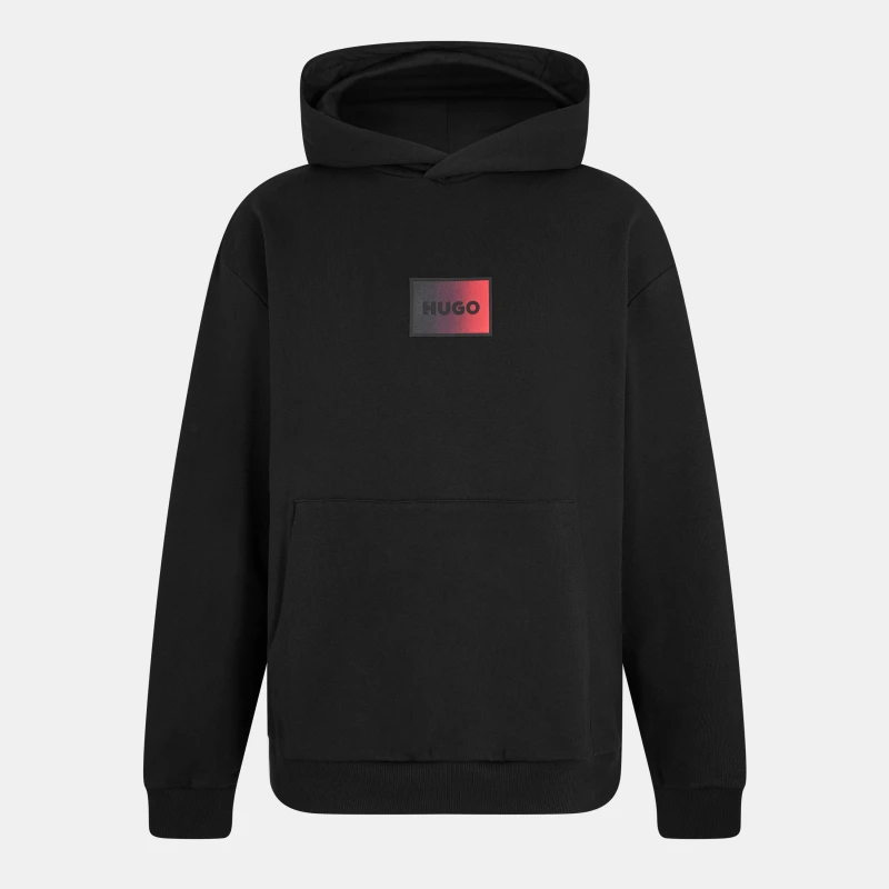 Image of HUGO Danohood Pullover Hoodie Black XXL