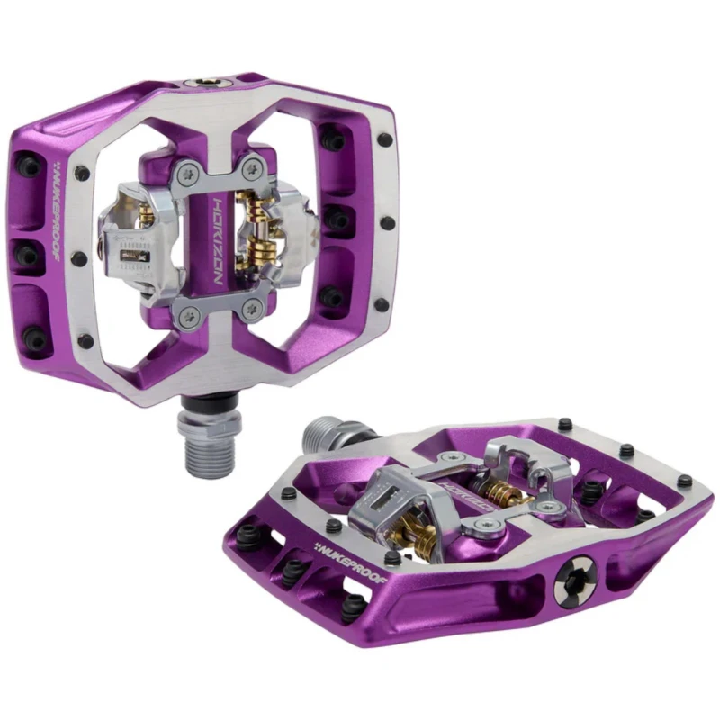 Image of Nukeproof Horizon CL CRMO Downhill Pedals Purple unisex One Size