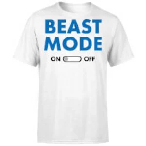 Image of Beast Mode On T-Shirt - White - 3XL