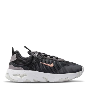 Image of Nike React Live Child Girls Trainers - Grey