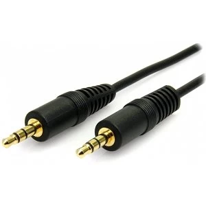Image of StarTech 1ft Slim 3.5mm Stereo Audio Cable
