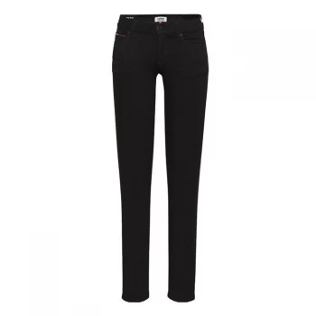Image of Tommy Jeans Mid Rise Nora Jeans - Dana Black