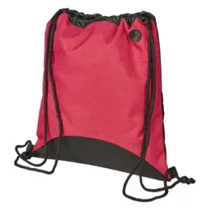 Image of Bullet Street Drawstring Backpack (One Size) (Red)