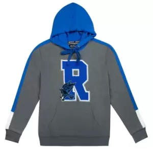 Image of Harry Potter Unisex Ravenclaw R Patch Hoodie (M) (Grey/Blue)