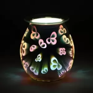 Image of Flower Petal Light-up Electric Oil Burner