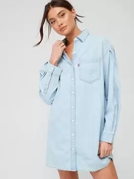 Image of Levis Rhea Denim Shirt Dress - Good Grades