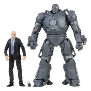 Image of The Infinity Saga Marvel Legends Action Figures 2021 Obadiah Stane & Iron Monger (Iron Man) 15 cm