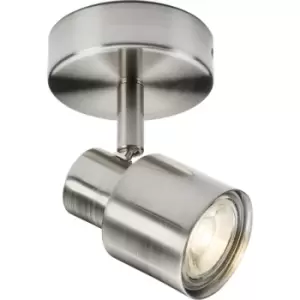 Image of Netlighting GU10 Single Spotlight - Brushed Chrome 230V IP20 50W