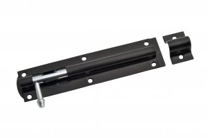Image of Wickes Tower Bolt - Black 152mm