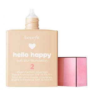 Image of Benefit Hello Happy Soft Blur Liquid Foundation 30ml Shade 2