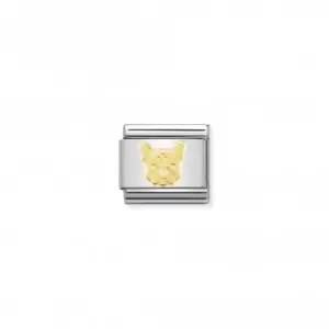 Image of Nomination Composable Classic Symbols 18K Gold French Bulldog Link 030162/54