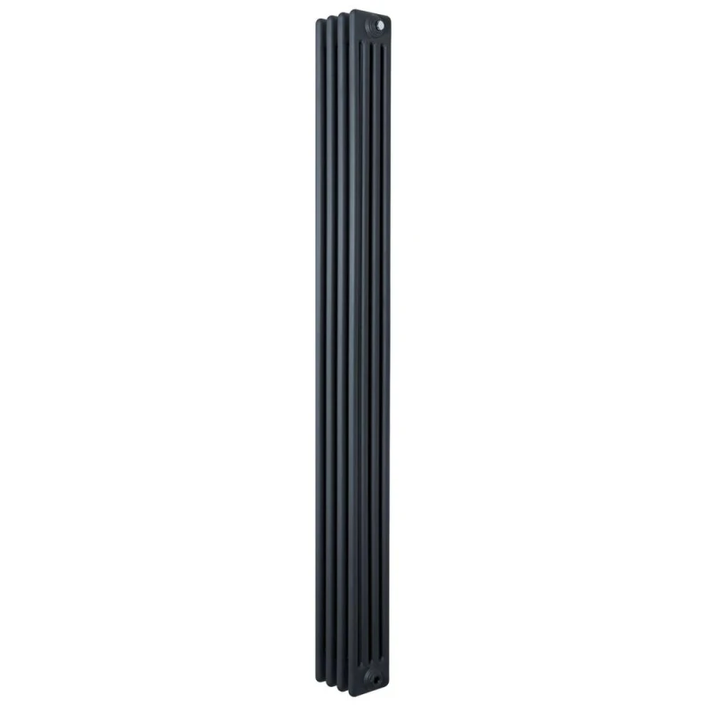 Image of Monstershop Traditional 4 Column Radiator - 1800 x 200mm - Anthracite Grey Grey Unisex