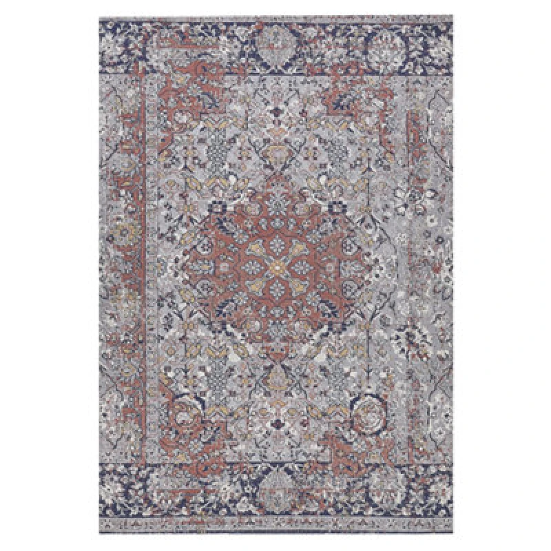 Image of Beliani Rug Korgan Multicolour 140 X 200 Cm