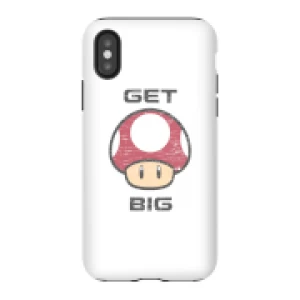 Image of Nintendo Super Mario Get Big Mushroom Phone Case - iPhone X - Tough Case - Gloss