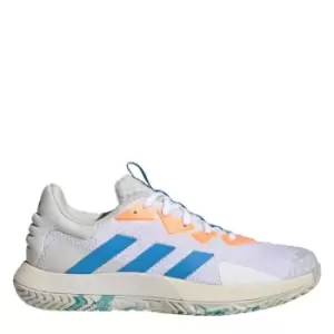 Image of adidas SoleMatch Control Tennis Shoes Mens - Cloud White / Pulse Blue / Orb
