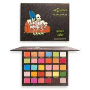 Image of The Simpsons Makeup Revolution "Spooktacular" Eyeshadow Palette