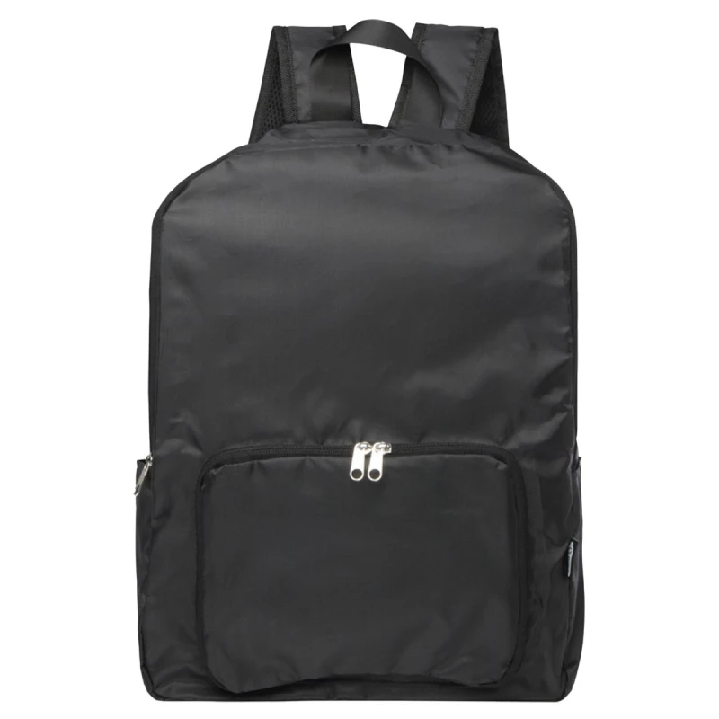 Image of Floso Mens RPET Foldable 15L Backpack in Black Male