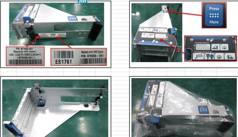 Image of HPE *Non Cancellable/Non Returnable (NCNR)* CAGE PCI RISER