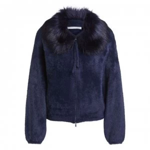 Image of Oui Fur Cardigan - NightSky 5728