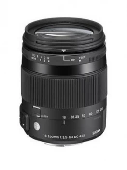 Image of Sigma Sigma 18 200Mm F3.5 6.3 Dc Os Hsm I C Contemporary Travel Lens Canon Fit