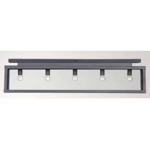 Image of Linea Verdace Zenia 5 Light Semi Flush Light Lead