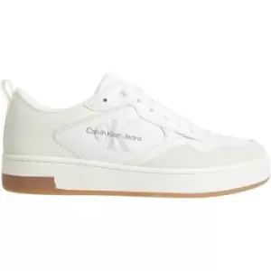 Image of Calvin Klein Jeans Basket Cupsole Low Lth Mono W - White