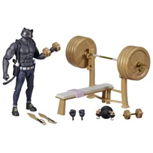 Image of Hasbro Fortnite Victory Royale Series Meowscles (Shadow) Deluxe Pack 6" Action Figure