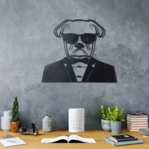 Image of Bodyguard Black Decorative Metal Wall Accessory