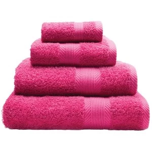 Image of Catherine Lansfield Essentials Cotton Bath Sheet - Pink