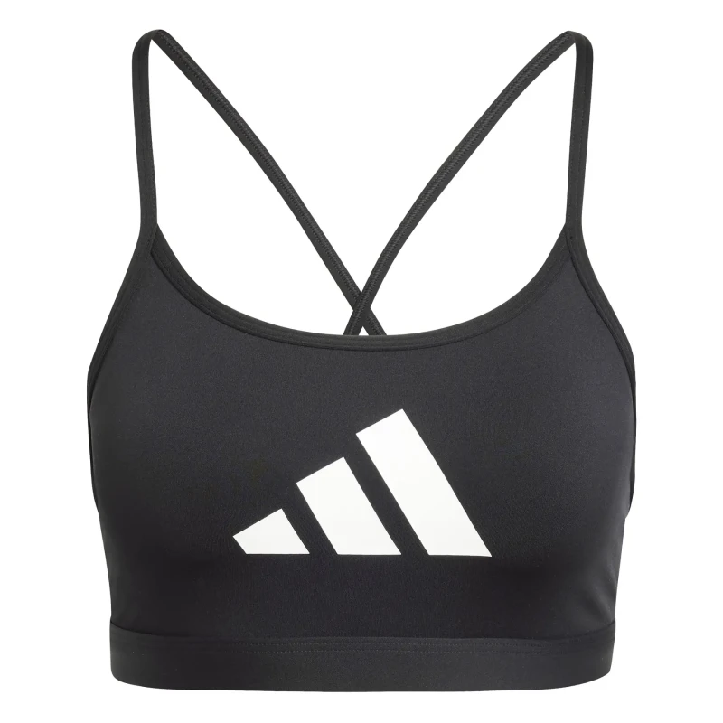 Image of Sports bra adidas Aeroreact Big Logo Graphic Noir Female S
