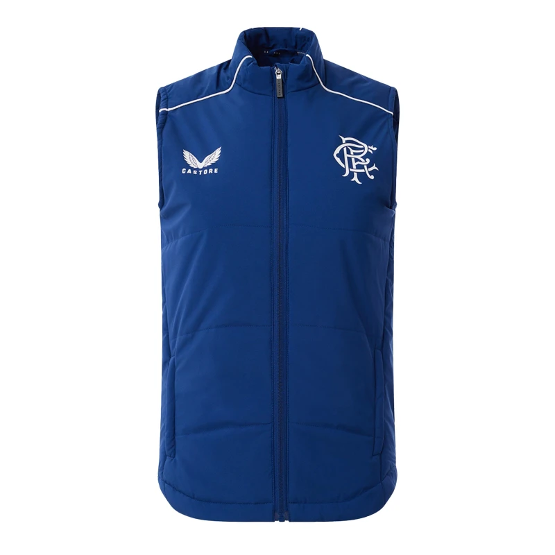 Image of Castore Rangers Training Gilet Womens - Blue Blue 8