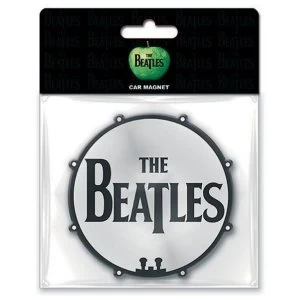 Image of The Beatles - Drum head Rubber Magnet