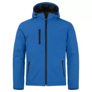Image of Clique Mens Padded Soft Shell Jacket (S) (Royal Blue)