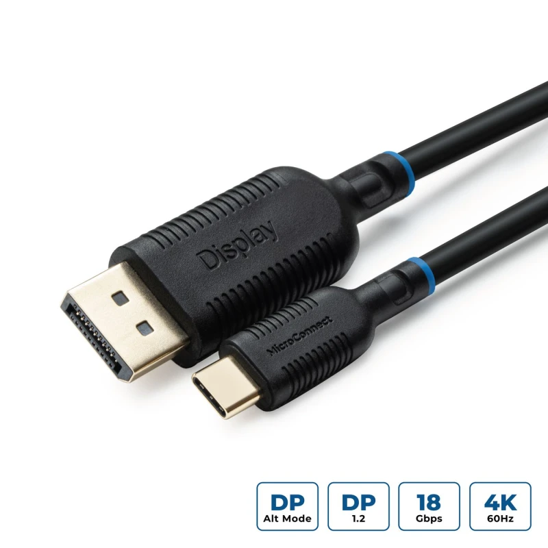 Image of Microconnect MC-USBCDP2 video cable adapter 2m USB Type-C DisplayPort