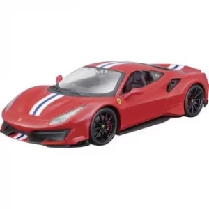 Image of Bburago Ferrari 488 Pista 2018 1:24 Model car