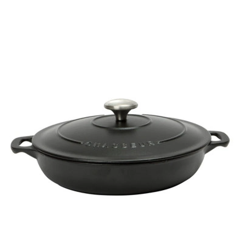 Image of Chasseur 30Cm Serving Casserole - Matt Black