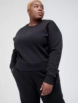 Image of adidas All Season Sweat (Plus Size) - Black, Size 2X, Women