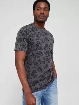 Image of Superdry Vintage Pocket All Over Print T-Shirt - Black Size M Men