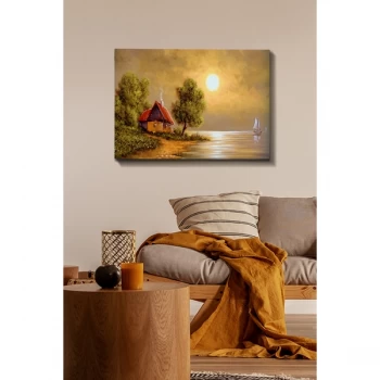 Image of Kanvas Tablo (50 x 70) - 11 Multicolor Decorative Canvas Painting