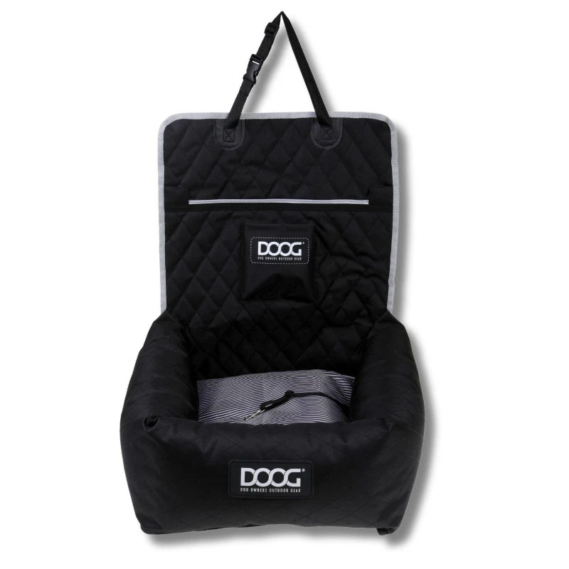 Image of DOOG Car Seat - Black Dog Beds CARSEAT01 Black 40071303000